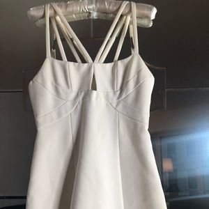 Bcbg white mini dress